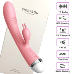 Alt text: Rechargeable pink vibrator designed for maximum pleasure and satisfaction