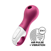 Satisfyer Lucky Libra clitoral vibrator on white background