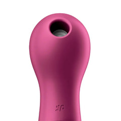 Satisfyer Lucky Libra in a woman's hand showing size