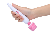 Rechargeable mini wand massager with powerful vibrations for deep tissue relief