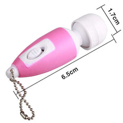 Miniature Wanachi vibrator keychain for convenient pleasure anytime