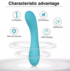 Close-up of Winyi Marina Punto G vibrator with multiple vibration settings