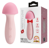 Ergonomically shaped vibrator with powerful yet quiet motor