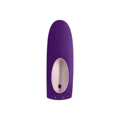 Close-up of Satisfyer Double Plus Remote with remote control