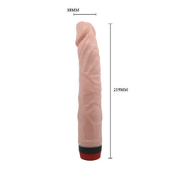VIBRADOR ROCKIN DONG DELGADO - slim, flexible, and textured vibrating dildo