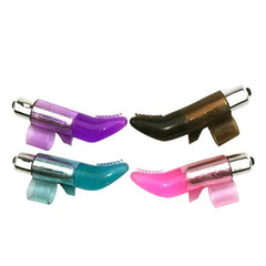 Colorful silicone finger massager for intimate pleasure and exploration of erogenous zones
