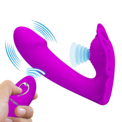 Potente vibrador Katherine con 12 modos de vibración y estimulación