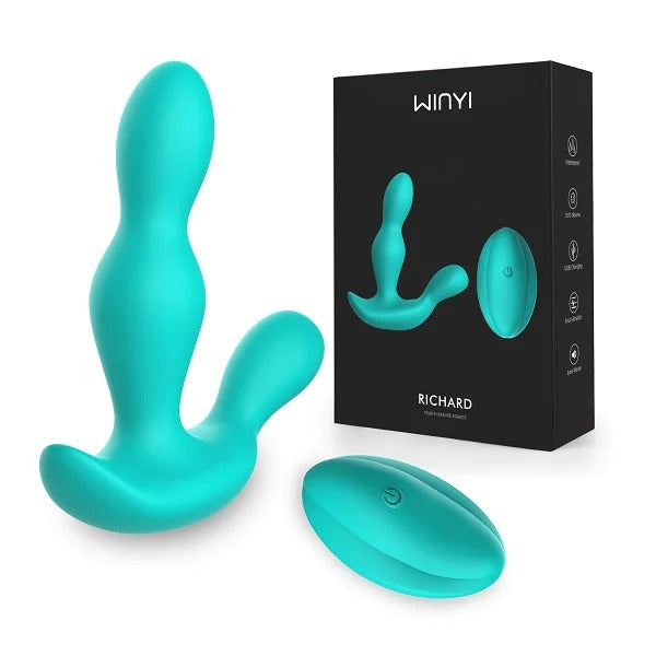 Man using Winyi Richard Masajeador Prostático for prostate massage