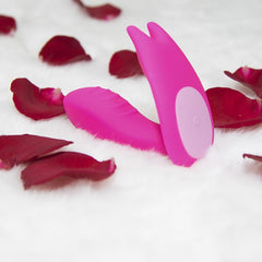 Vibrador de silicona recargable con control remoto y compatibilidad con app móvil
