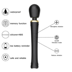 Winyi Klaus Masajeador in sleek black design with adjustable intensity settings