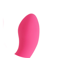 Woman holding Nora Lovense vibrator against her body