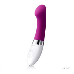 VIBRADOR GIGI 2 LELO purple silicone vibrator with curved tip for G-spot stimulation