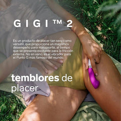 Luxurious VIBRADOR GIGI 2 LELO in sleek, waterproof design for powerful yet discreet pleasure