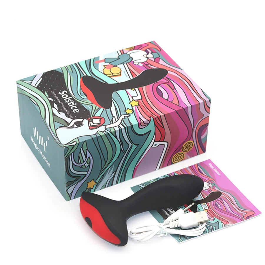 Black Magic Solstice Plug Anal Vibrador, a powerful and discreet vibrating pleasure toy for intimate experiences