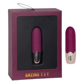 Bala vibradora Candice in deep wine red color, a sleek and powerful product for intimate pleasure