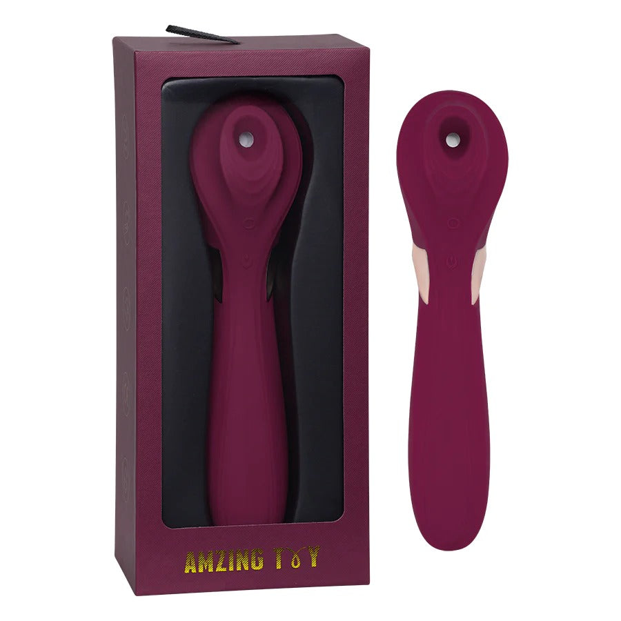 Dr Love Wine bottle with red label and gold foil seal