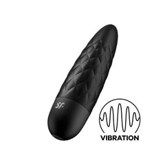 Black Satisfyer Ultra Power Bullet 5 vibrating sex toy for women
