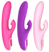 Vibrador Benett shown in pink with multiple vibration settings and ergonomic design for maximum pleasure