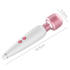 Electric handheld Masajeador London with rotating nodes for deep tissue massage