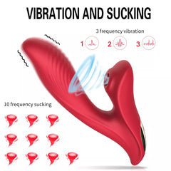 Vibrador Doble Estimulación Hi Ladyia con 10 modos de vibración y 3 niveles de intensidad