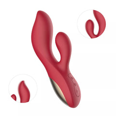 Vibrador Triple Estimulación Hi Ladyia con diseño ergonómico y textura suave
