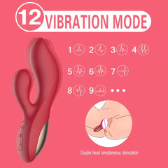 Vibrador Triple Estimulación Hi Ladyia recargable por USB para mayor comodidad y sostenibilidad