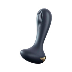 Black Anal Plug Vibrator with Remote Control and 10 Vibration Modes