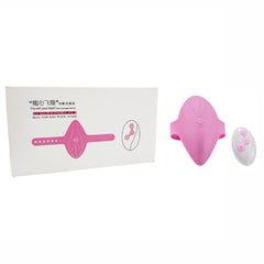 Black lace Secret Panty Vibrador with discreet remote control for hands-free pleasure