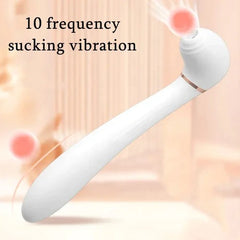 Close-up of the silicone head of the vibrador succionador Maite