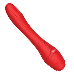 Woman holding the Vibrador Dakota in her hand, showcasing its ergonomic and easy-to-use design