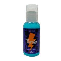 A 30 ml bottle of Thunder Gel, a powerful and effective product for pain relief and muscle recovery