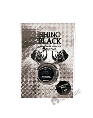 Rhino Black Crema Plateada, a sleek and stylish silver cream plate for elegant dining settings