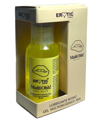 Clear 30 ml gel bottle with multi OHH formula for all skin types