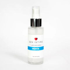 A 75ml bottle of Intimate Mint Cooling Lubricant, designed for personal use