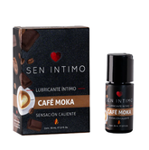 30 ml bottle of Lub Sen Café Moka flavored lubricant, perfect for coffee lovers