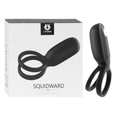 Anillo vibrador Squidward Black with textured surface for added stimulation and pleasure