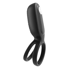 Anillo vibrador Squidward Black, anillo para el pene con vibración intensa y diseño elegante en color negro