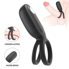 Anillo Vibrador Squidward Black, a discreet and powerful vibrating ring for enhanced pleasure