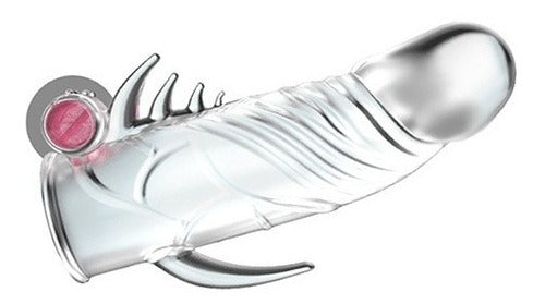 Vibrating Boris sleeve with textured interior for enhanced pleasure