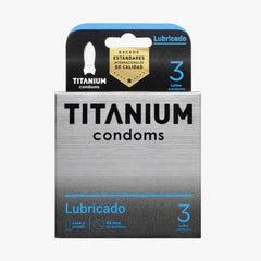 Pack of 3 Titanium Lubricated Condoms for Maximum Protection and Pleasure