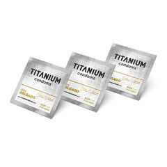 Three ultra-thin Titanium condoms for maximum sensitivity and protection