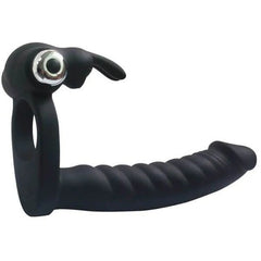 Anillo vibrador y consolador Frodo, juguete sexual para pareja