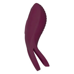 Anillo vibrador con textura suave y cómoda para prolongar la erección