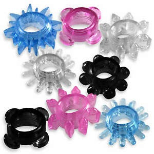 Colorful silicone ring with various shapes and patterns for kids