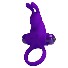 Anillo Vibrating Penis Ring I in black color, with textured surface and stretchy material