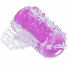 LENGUA VIBRADORA, a pink silicone tongue-shaped vibrator with ribbed texture