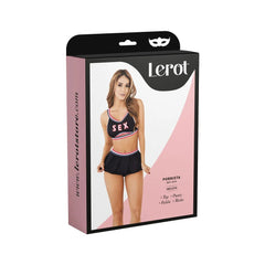 Disfraz Porrista Lerot - Cheerleader costume for girls, featuring red and white dress with pompoms