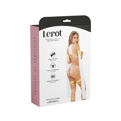 Beautiful Grecian Goddess Lerot Costume with Flowing White Draped Fabric