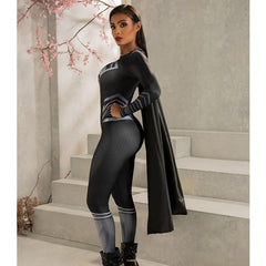 Super Chica Encantada superhero costume for girls with cape and mask