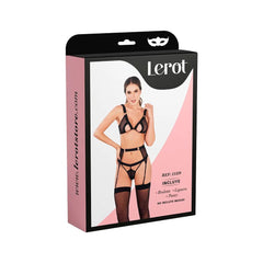 Beautiful Conjunto Leticia Lerot lingerie in red with lace accents